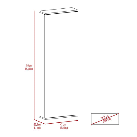Zapatero Leto Miel 47x138cm Vertical de Cinco Niveles para Diez pares de Zapatos - Closets | Bylmo