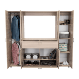 Closet Manila Z New Bardolino 198.4x179.9cm con Espacio para TV de 46 Pulgadas - CLOSETS | Bylmo