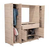 Closet Manila Z New Bardolino 198.4x179.9cm con Espacio para TV de 46 Pulgadas - CLOSETS | Bylmo