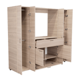 Closet Manila Z New Bardolino 198.4x179.9cm con Espacio para TV de 46 Pulgadas - CLOSETS | Bylmo