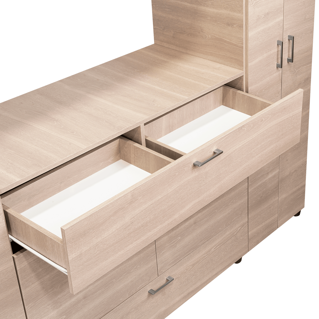 Closet Manila Z New Bardolino 198.4x179.9cm con Espacio para TV de 46 Pulgadas - CLOSETS | Bylmo