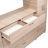 Closet Manila Z New Bardolino 198.4x179.9cm con Espacio para TV de 46 Pulgadas - CLOSETS | Bylmo