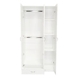 Closet Zeta Blanco 90x184.6cm con Un Cajón - Closets | Bylmo