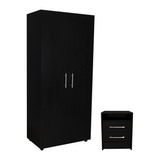 Combo Closet Tera y Mesa de Noche Eter Wengue