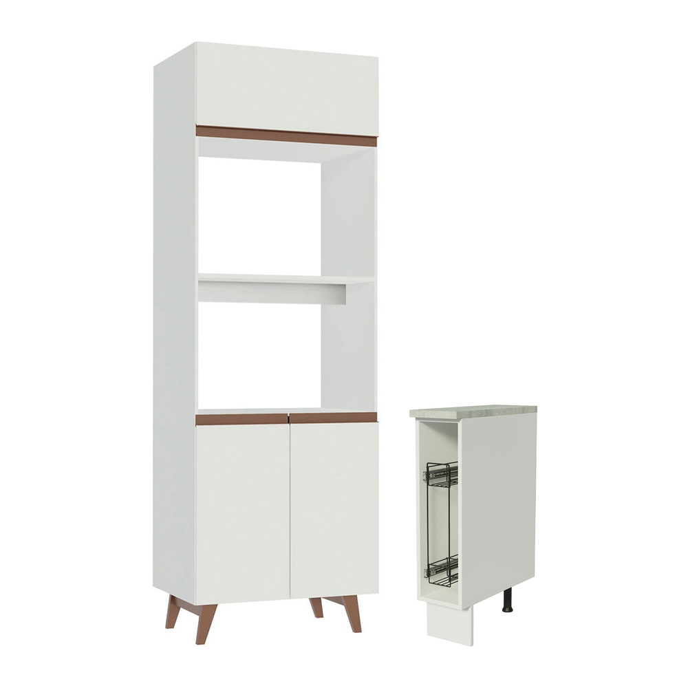 Combo Mueble Auxiliar Reims y Mueble Auxiliar Glamy
