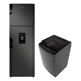 Combo Nevera Challenger Lumina 266 L y Lavadora Challenger 13 kg