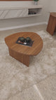 Mesa de Centro Delta Pino 76 cm Triangular Moderno