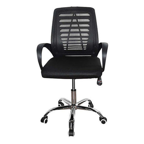 Silla Ejecutiva América Negro 61x47cm con Apoya Brazos - Sillas de Oficina | Bylmo