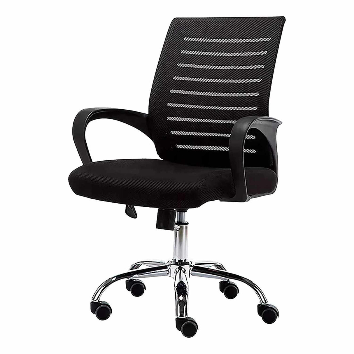 Silla Ejecutiva Collins Negro 50 x 50 cm con Brazos - Sillas de Oficina | Bylmo