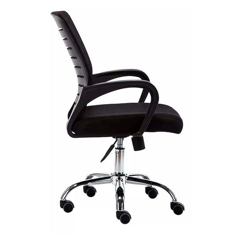 Silla Ejecutiva Collins Negro 50 x 50 cm con Brazos - Sillas de Oficina | Bylmo
