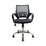 Silla Ejecutiva Libertad Negro 47 x 49 cm con Brazos - Sillas de Oficina | Bylmo