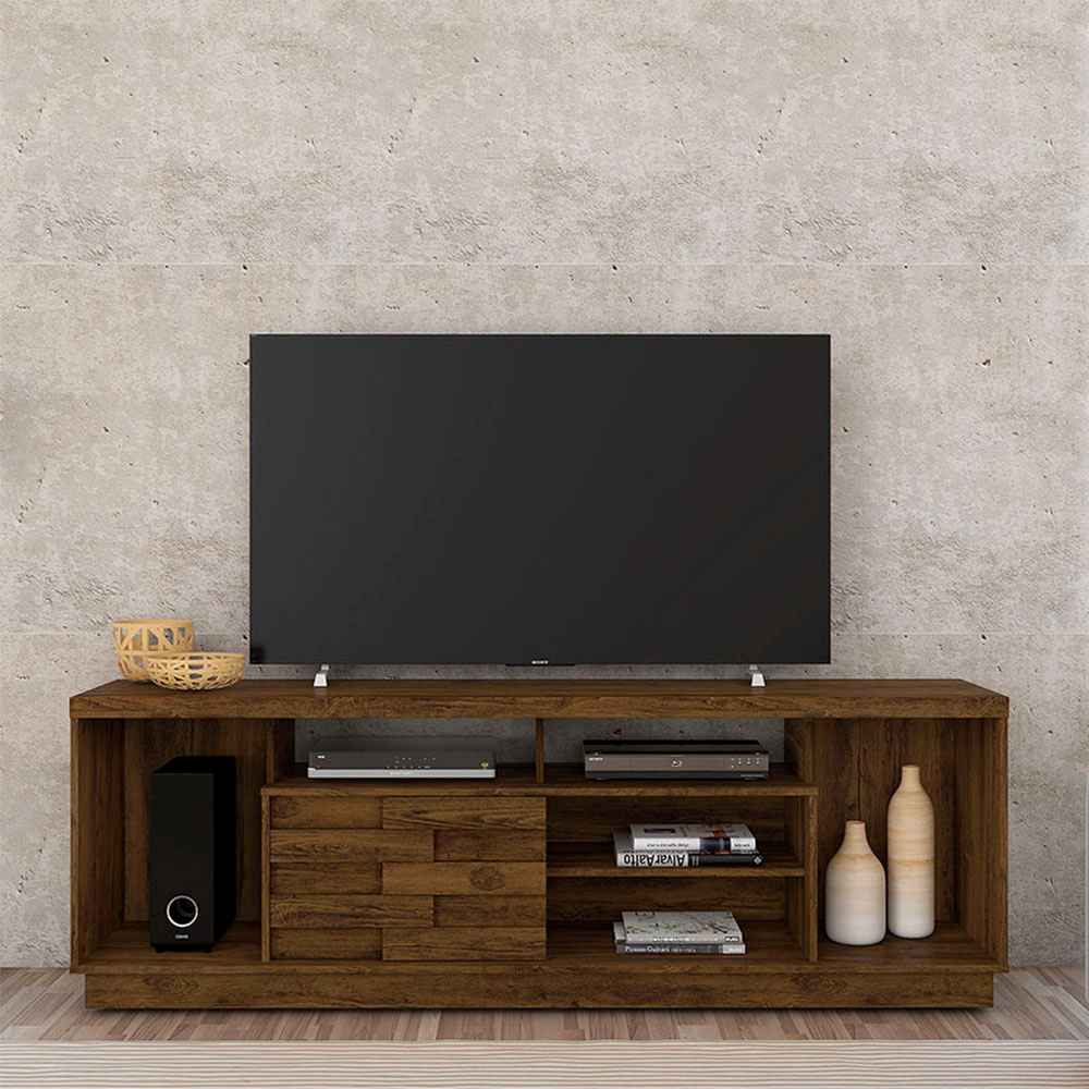 Rack Adria Sepia 182 cm con Una Puerta - Muebles para TV | Bylmo