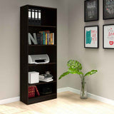 Biblioteca Rosana Habano 60 cm con Entrepaños - Bibliotecas | Bylmo