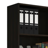 Biblioteca Rosana Habano 60 cm con Entrepaños - Bibliotecas | Bylmo