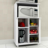 Mueble Auxiliar Burgos Blanco 68 cm con Una Puerta y Entrepaños - Muebles Organizadores | Bylmo