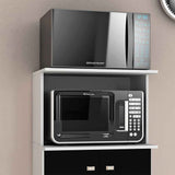 Mueble Auxiliar Almería Blanco y Negro 61 cm con Dos Puertas y Entrepaño - Muebles Organizadores | Bylmo