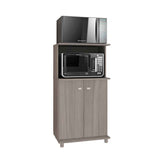 Mueble Auxiliar Almería Humo 61 cm con Dos Puertas y Entrepaño - Muebles Organizadores | Bylmo