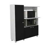 Mueble Auxiliar Segovia Blanco y Negro - Muebles Organizadores | Bylmo
