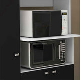 Mueble Auxiliar Segovia Blanco y Negro - Muebles Organizadores | Bylmo