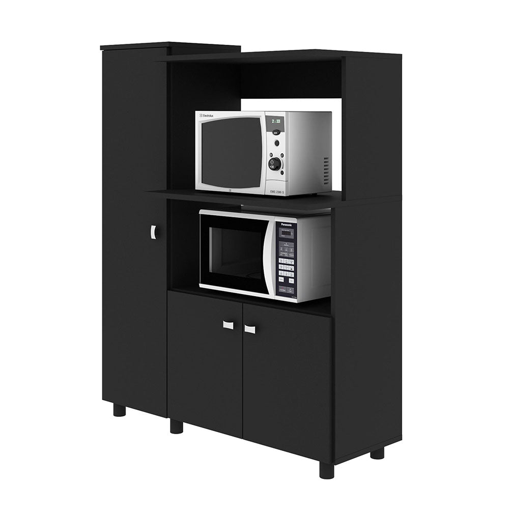Mueble Auxiliar Segovia Negro - Muebles Organizadores | Bylmo