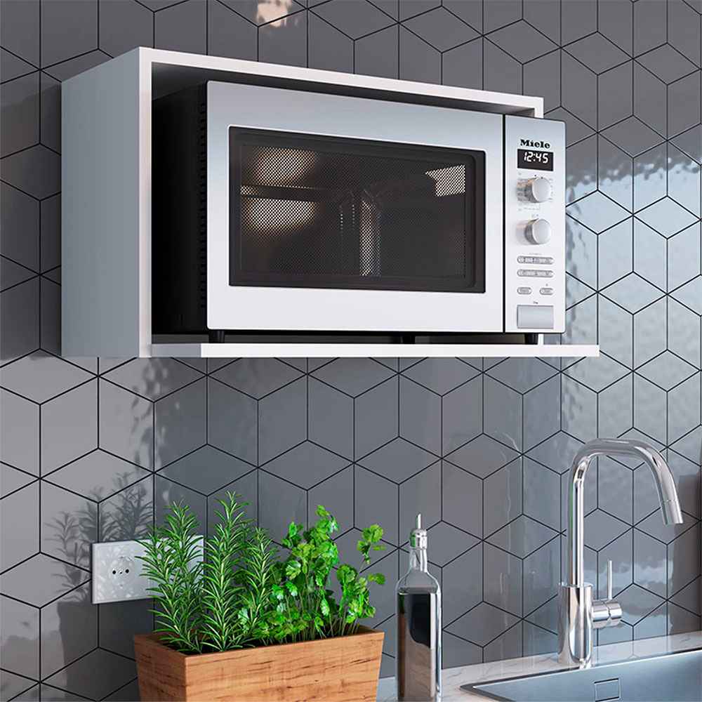 Mueble Auxiliar Modena Blanco 60 cm para Campana - Muebles Organizadores | Bylmo