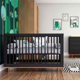 Cuna Paty 130x70 cm Negro y Dorado - Camas | Bylmo