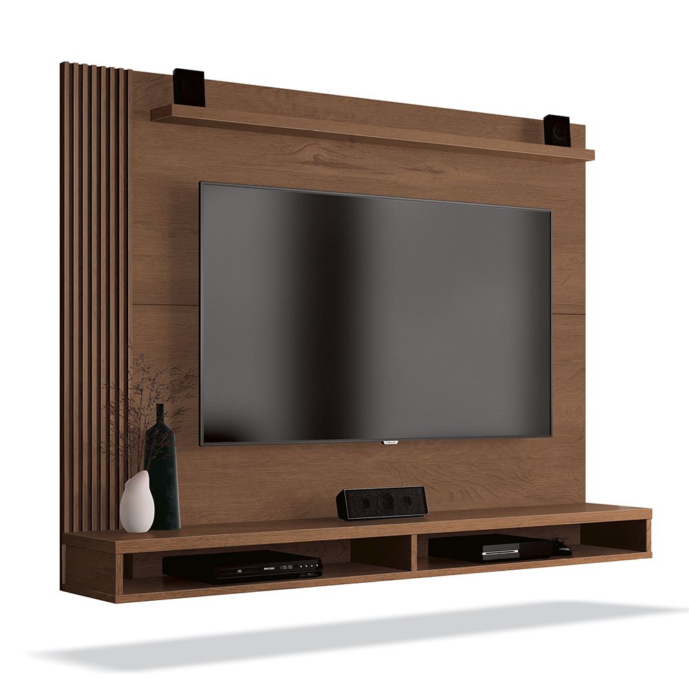 Panel Dinamarca Cafe 140 cm - Muebles para TV | Bylmo