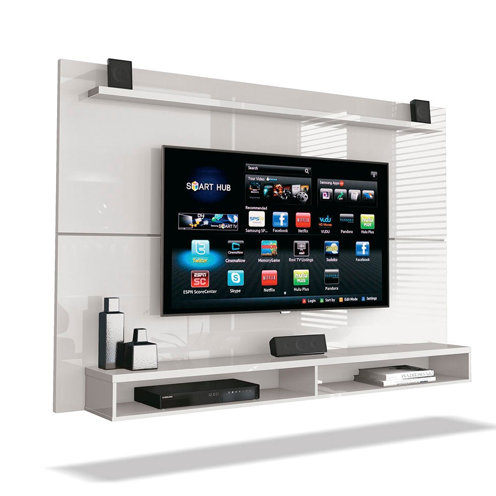 Panel Maxi Blanco 180 cm - Muebles para TV | Bylmo