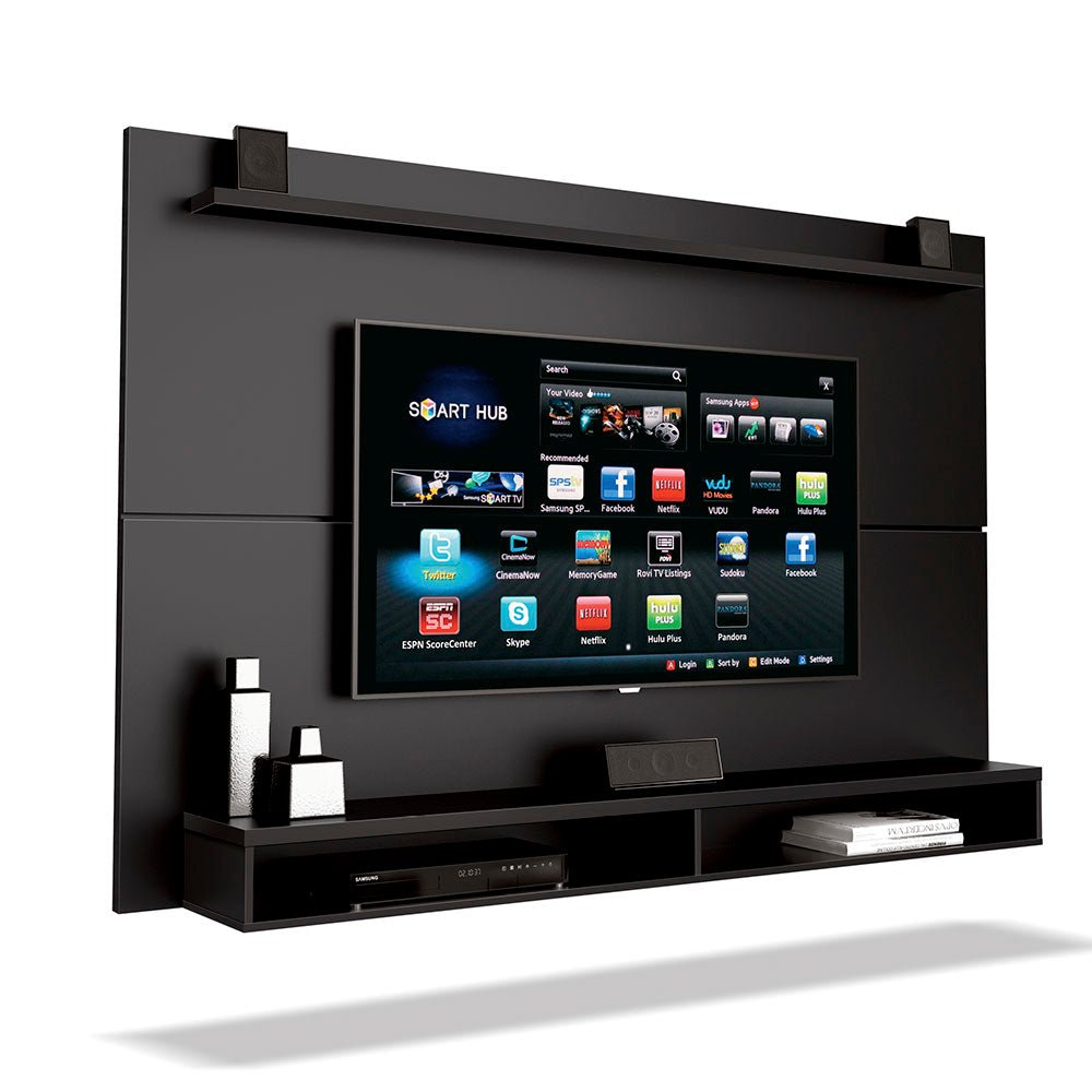 Panel Maxi Negro 180 cm - Muebles para TV | Bylmo