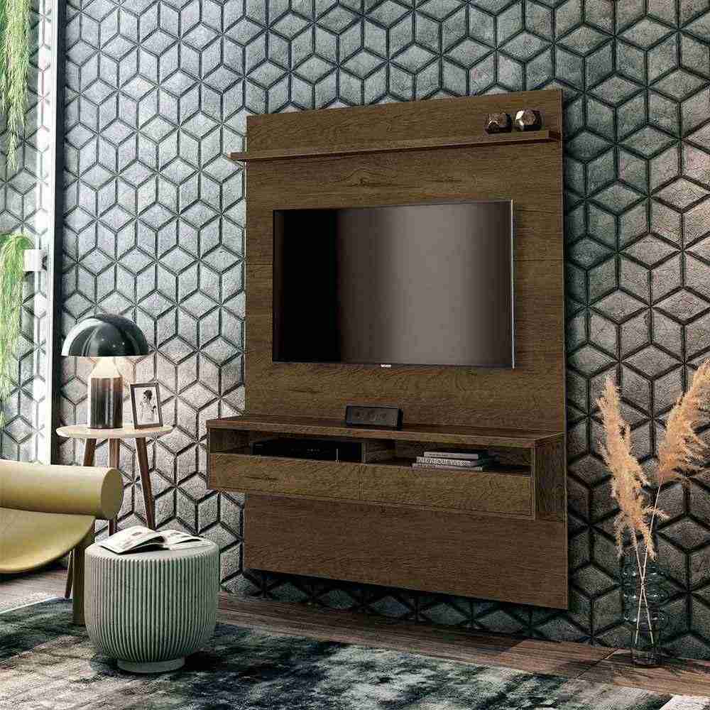 Panel Milano Nogal 120 cm - Muebles para TV | Bylmo