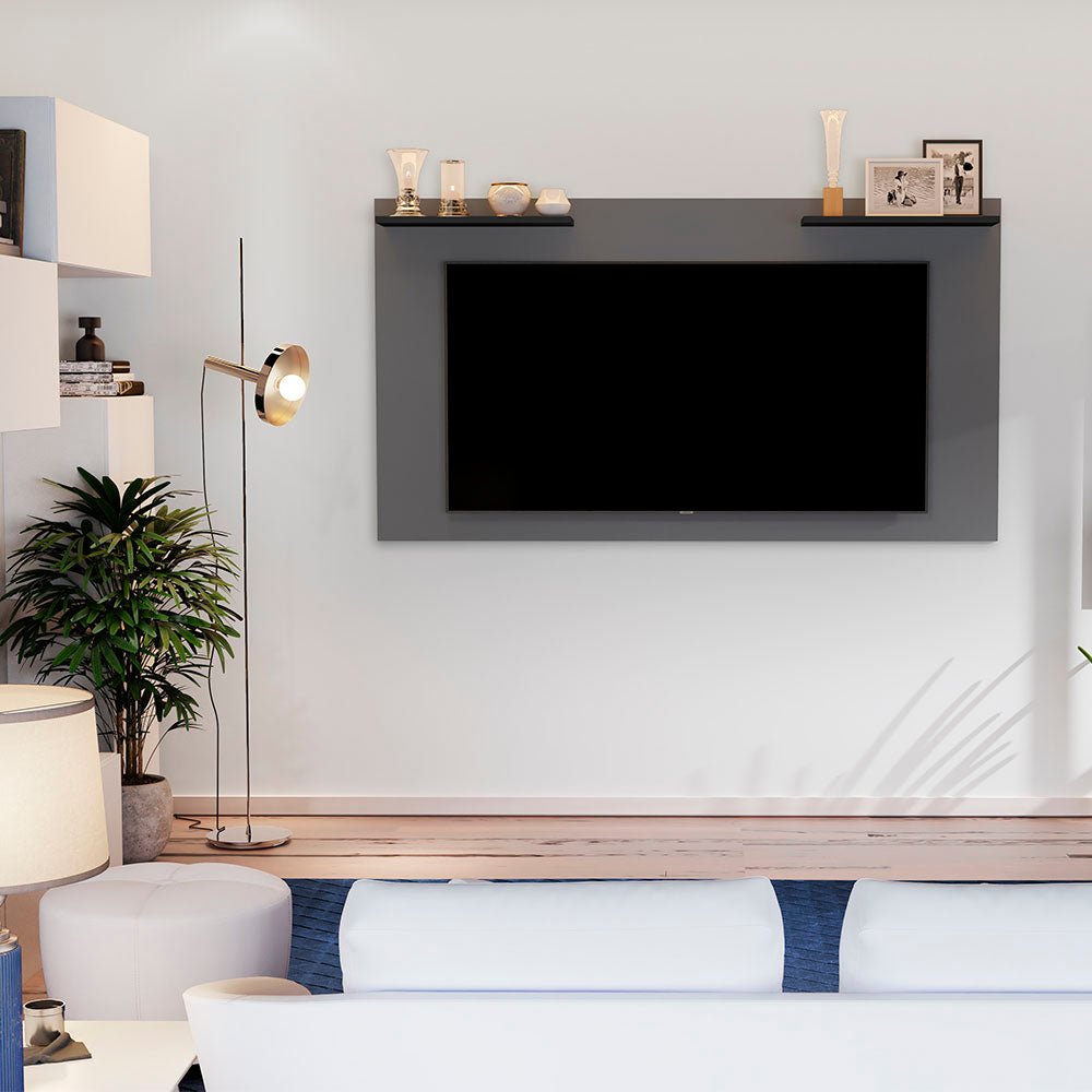 Panel Jamaica Gris y Negro 135 cm - Muebles para TV | Bylmo
