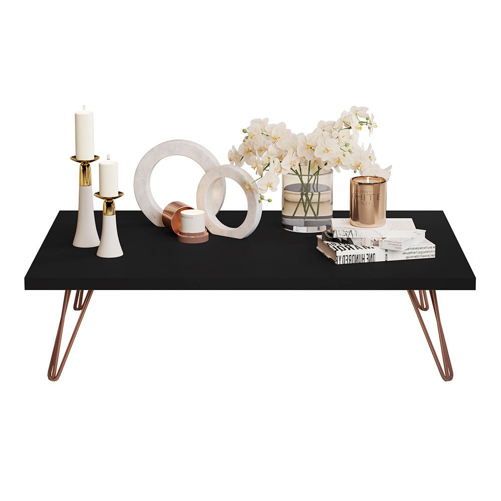 Mesa España Negro 90 cm Rectangular - Mesas | Bylmo