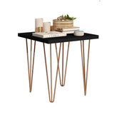 Mesa Fiyi Negro 45 cm Cuadrada - Mesas | Bylmo