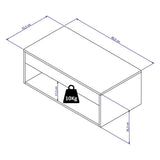 Mueble Nepal Roble Humo 80 cm - Gabinetes | Bylmo