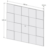 Panel de TV Caramelo 160x128cm Para TV Hasta 55 Pulgadas sin Cajones - Muebles para TV | Bylmo