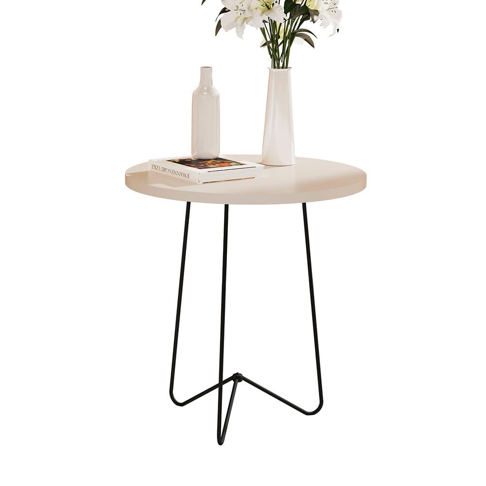 Mesa Suecia Beige 60 cm Redondas - Mesas | Bylmo