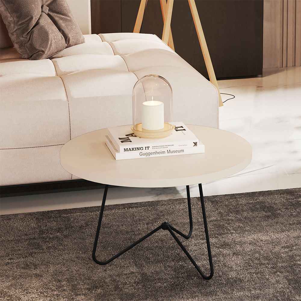 Mesa Austria Beige 60 cm Redondas - Mesas | Bylmo