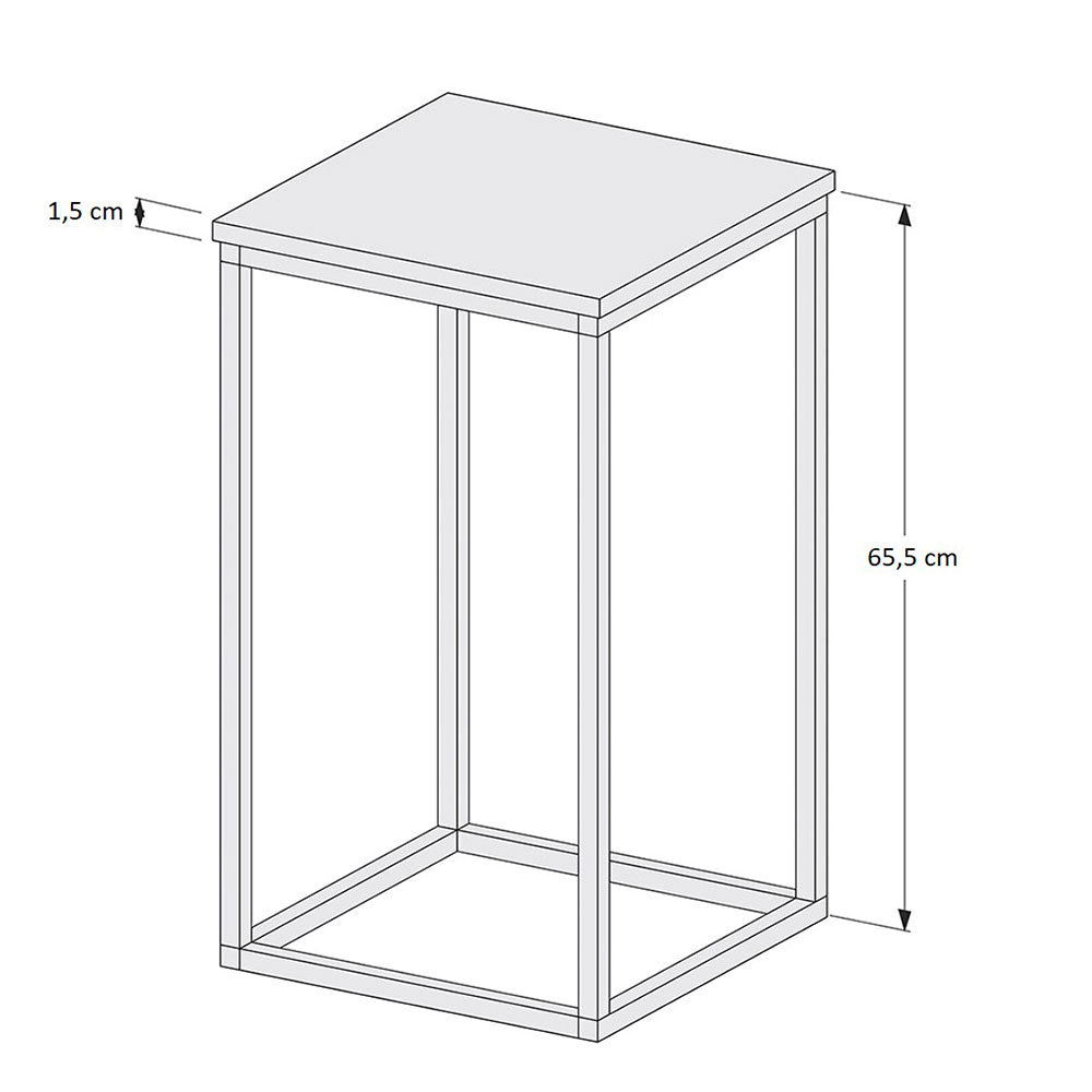 Mesa Valencia Savana 40 cm Cuadrada - Mesas | Bylmo