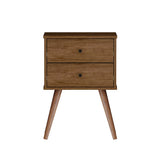 Mesa de Noche Croacia Savana 45 cm con Dos Cajones - Mesas de Noche | Bylmo