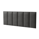 Cabecera Paris Doble 140 cm Gris - Camas | Bylmo