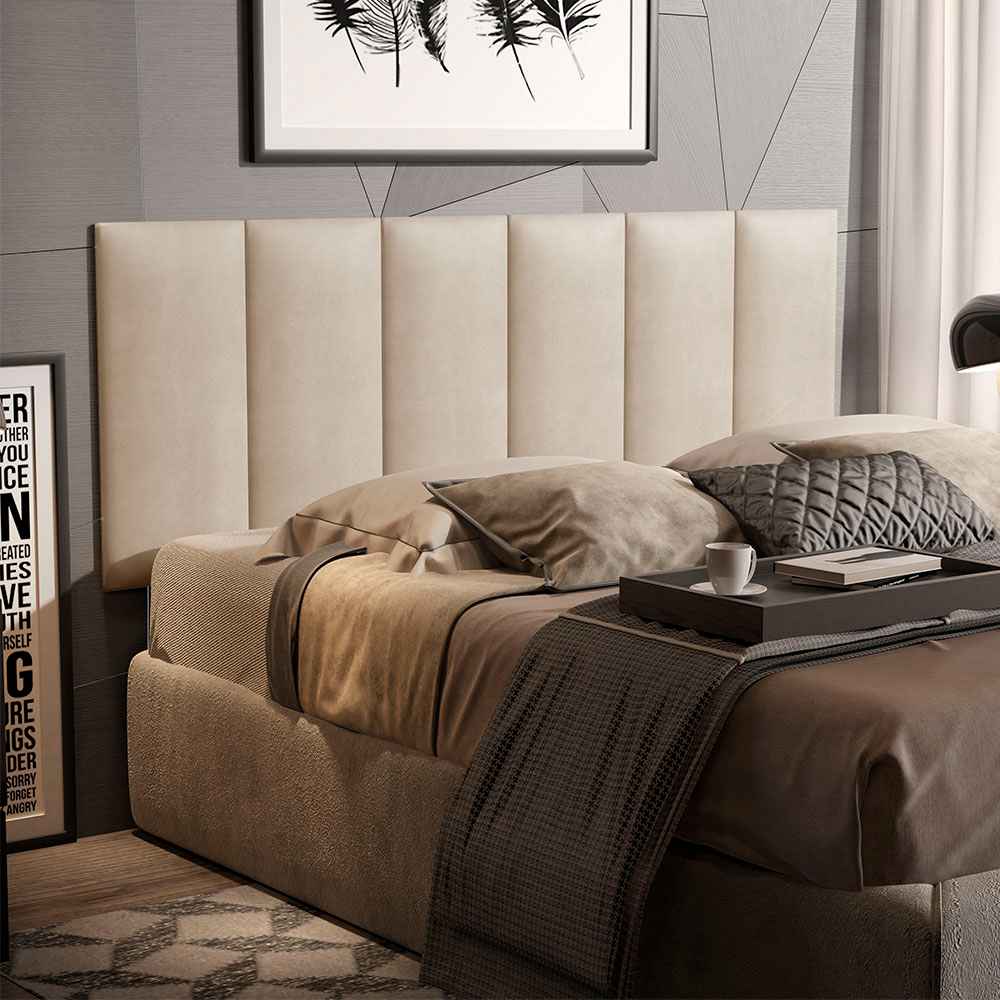 Cabecera Paris Doble 140 cm Beige - Camas | Bylmo