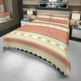 Juego de Sabanas Rosado y Cafe King 200 X 200 Cm de Circulos con 180 Hilos - Ropa de Cama | Bylmo