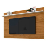 Panel Cafe y Blanco 182 cm - Muebles para TV | Bylmo