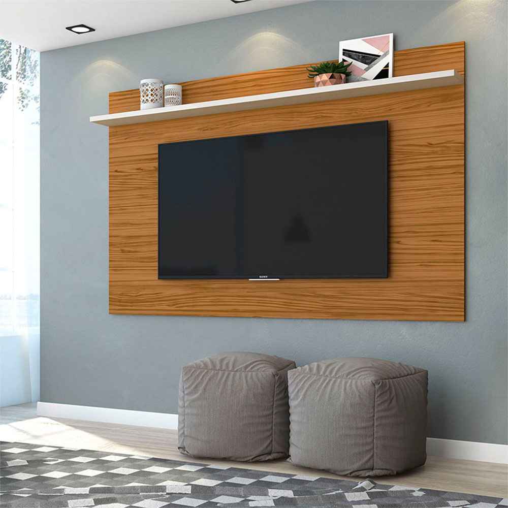Panel Cafe y Blanco 182 cm - Muebles para TV | Bylmo