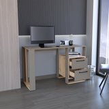Escritorio Verlot 120x52cm 2 cajones color Taupe cent. de computo