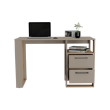 Escritorio Verlot 120x52cm 2 cajones color Taupe cent. de computo