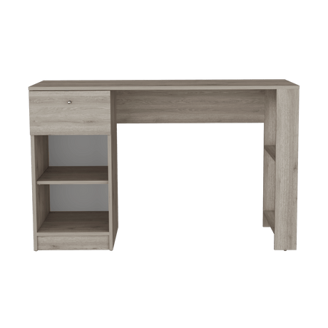 Escritorio Home Compacto Ceniza 47.3x120.2x75.6cm 1 Cajón - Escritorios | Bylmo