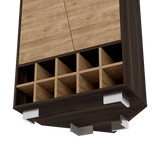 Bar Esquinero Fraktal Habano 65.8x180cm Moderno