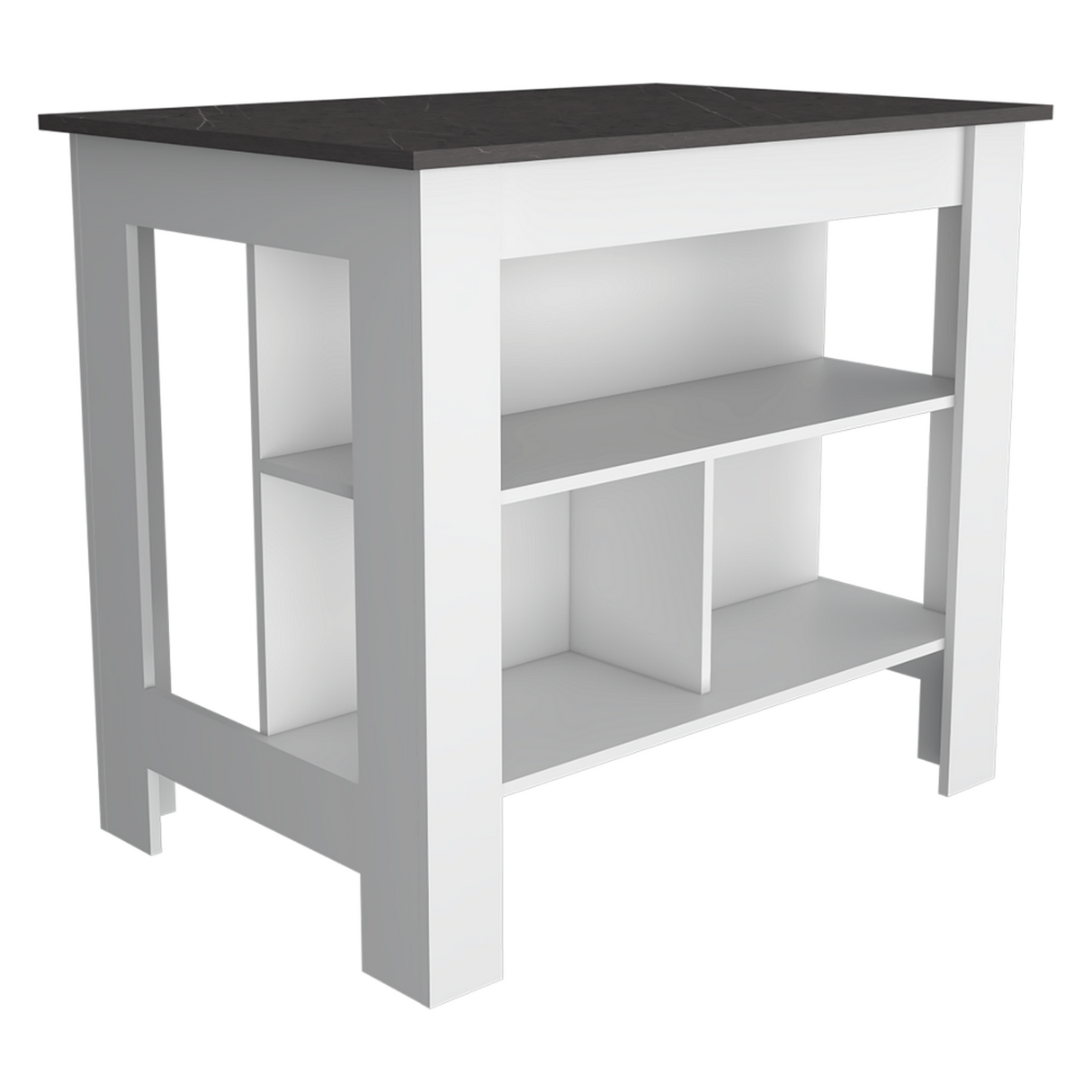 Isla de Cocina Cala 70x103 Blanco Onix Moderno