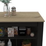 Isla de Cocina Cala 70x103 Wengue Duna 2 Entrepaños